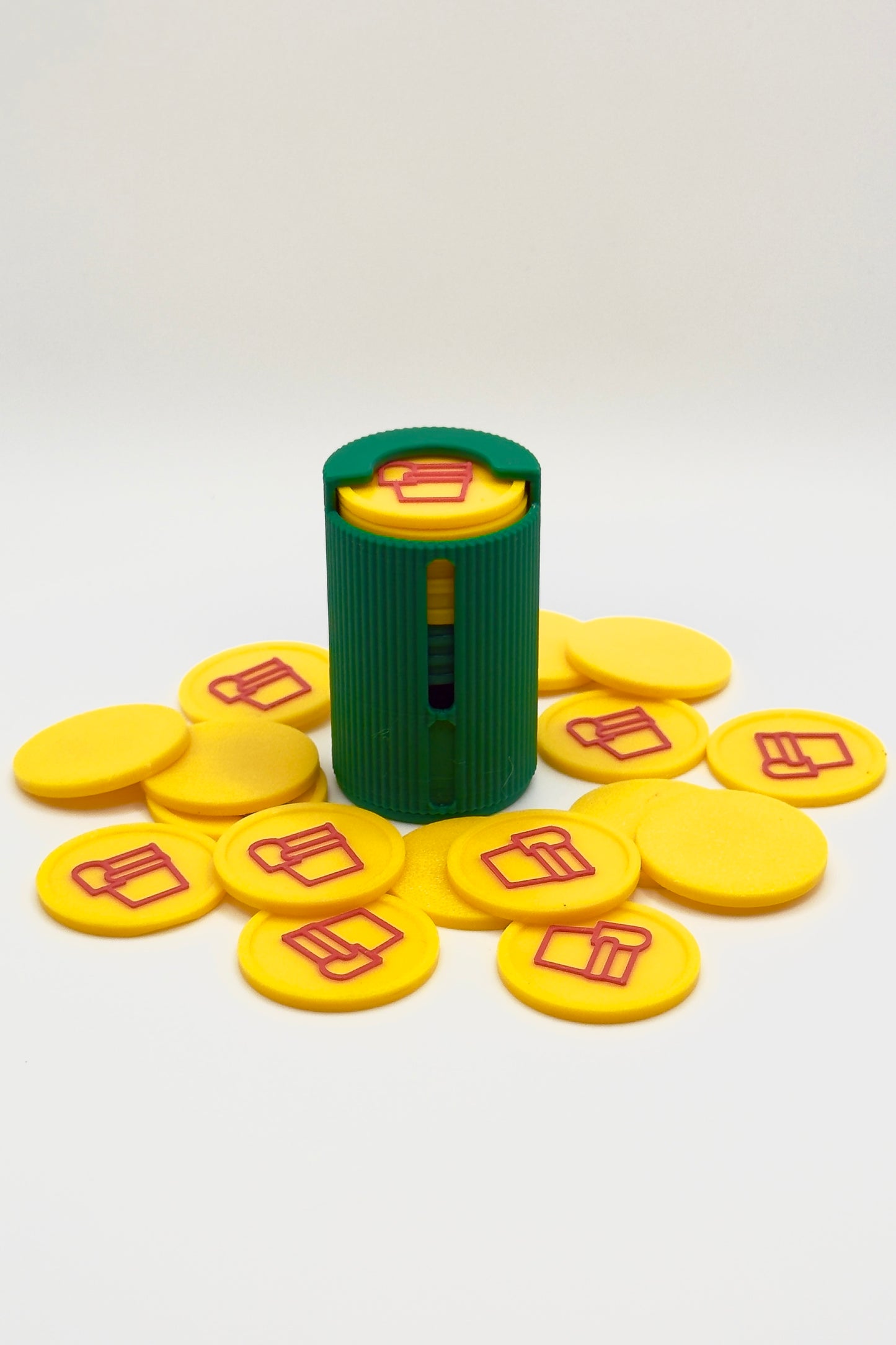 Porte-jetons « Mean Green » avec Ressort (Petit)