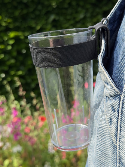 "Night" Clip A Cup with Luxury Lanyard