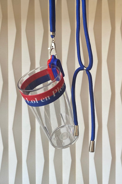 „Stedje van Lol en Plezeer“ Clip A Cup mit luxuriösem Schlüsselband