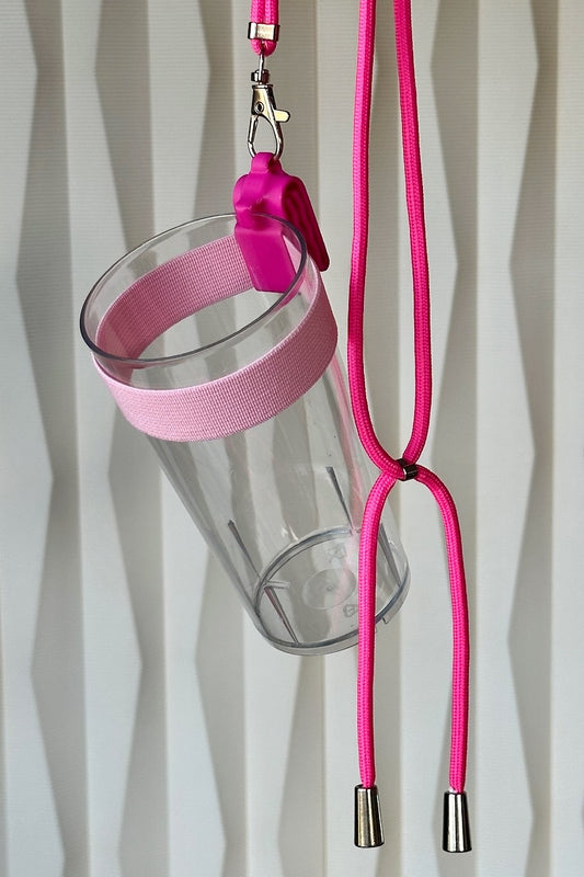 "Pinky Promise" Clip A Cup with Luxury Lanyard