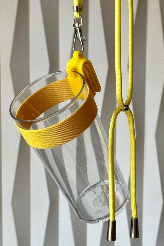 "Honey" Clip A Cup with Luxury Lanyard