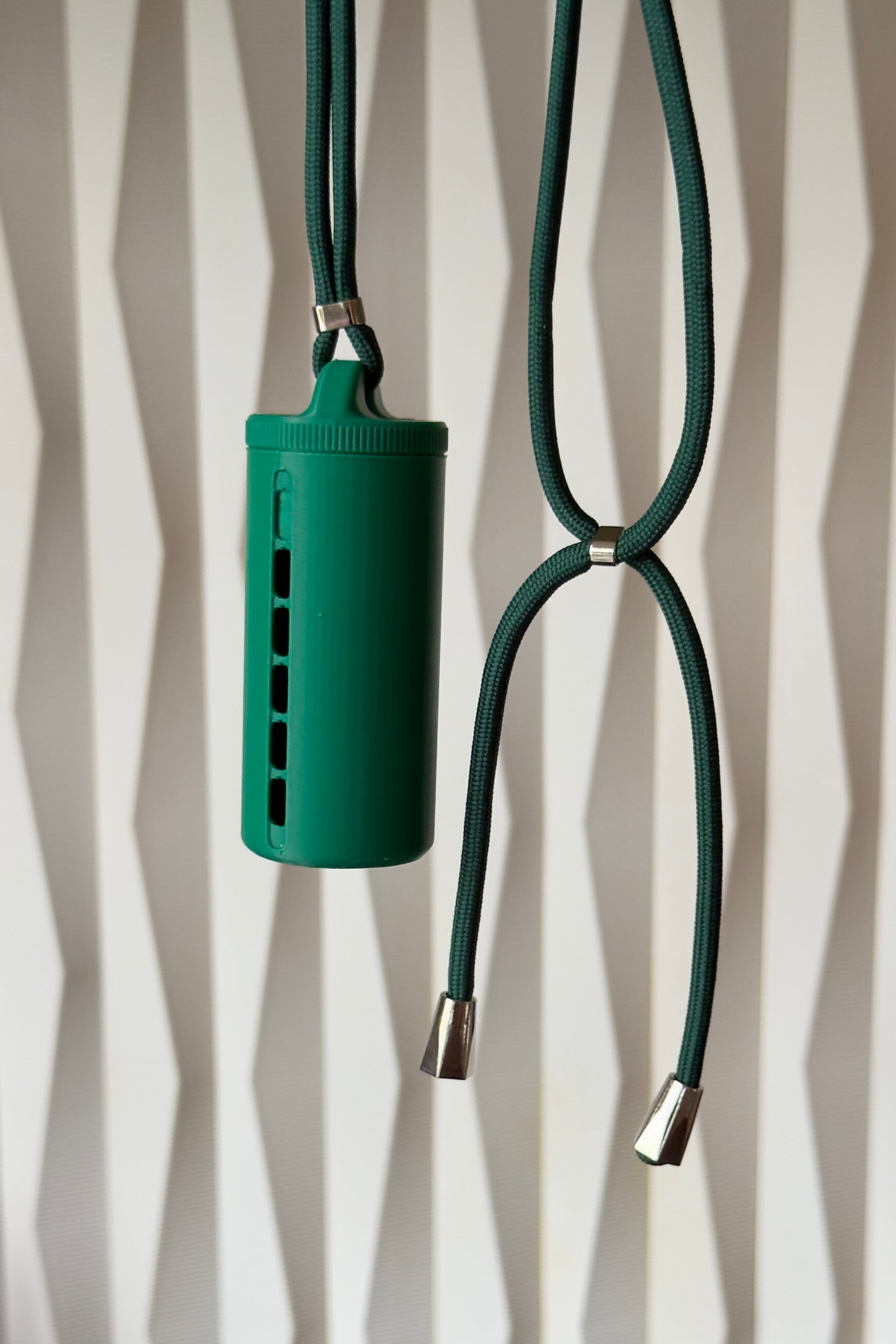 Porte-jetons « Mean Green » avec Lanière de Luxe