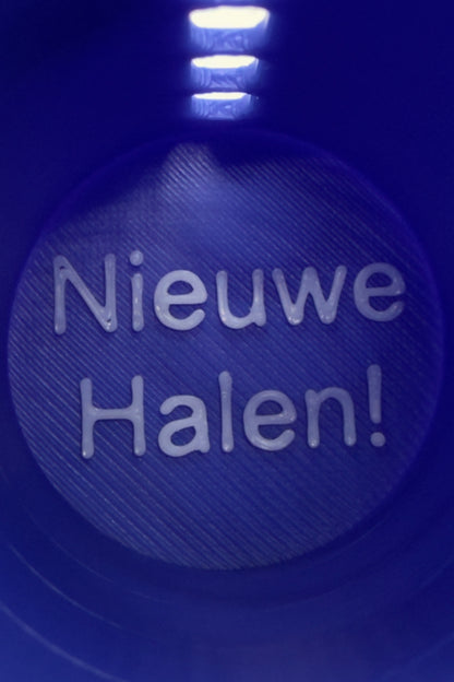 Porte-jetons « Bold Blue » avec Lanière de Luxe