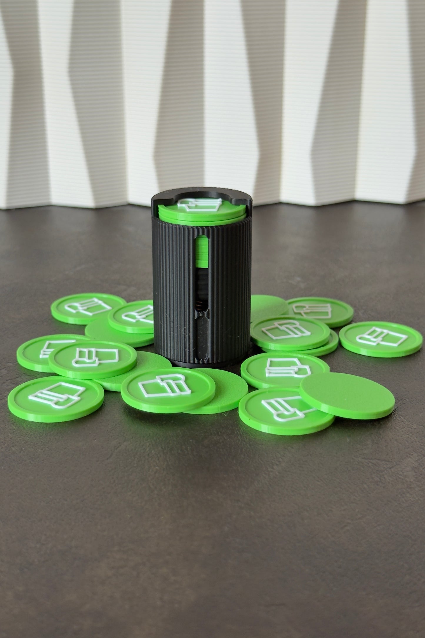 Porte-jetons « Night » avec Ressort (Petit)