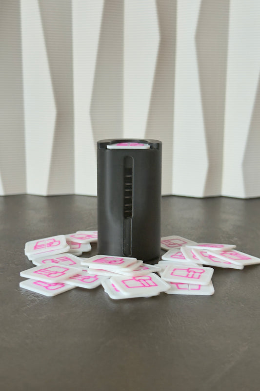 Porte-jetons « Night » avec Ressort pour les Jetons Carrées