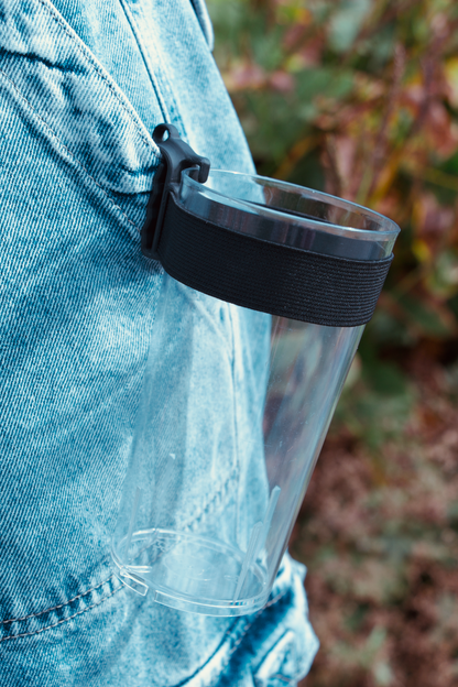 "Night" Clip A Cup with Luxury Lanyard